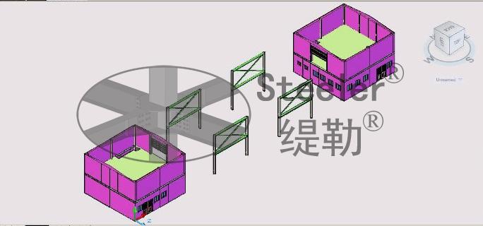 Design process of steel structure building