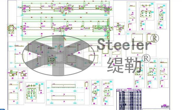 Design process of steel structure building